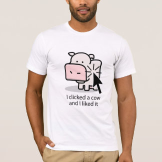 Camiseta Clicker da vaca (luz)