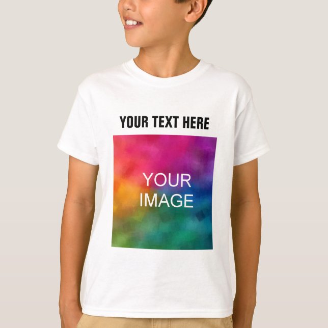 Camiseta Cliente Adicionar Imagem Fotografia Crianças de Te (Frente)