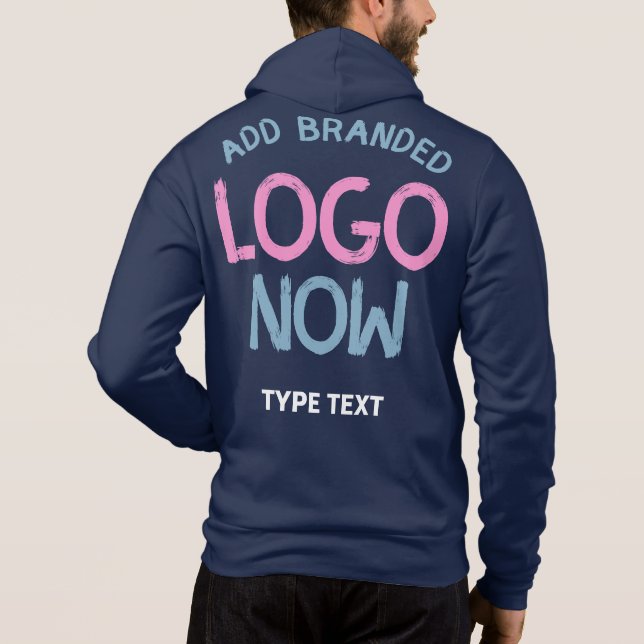CAMISETA CLIENTE DE MODA AZUL DE MARINHO LIMPO CONTEMPORÁRI (Verso)