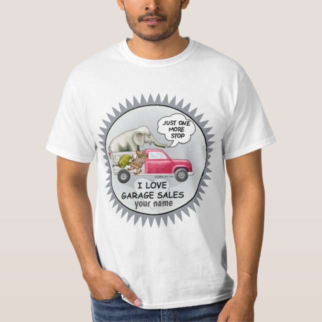 Camiseta Cliente de vendas de garagem (Frente)