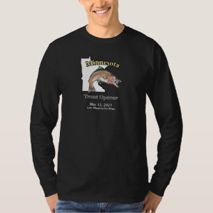 Camiseta Cliente Lago/Data Minnesota Trout Opener Dark