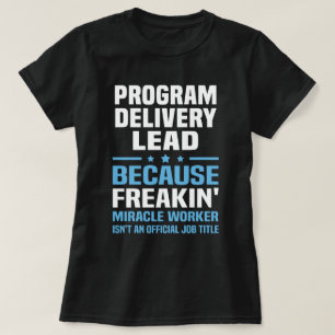 Camiseta Cliente Potencial de Entrega do Programa