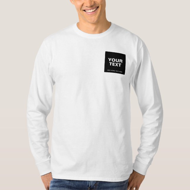 Camiseta Clientes Adicionar Nome de Texto Foto Masculino Ma (Frente)