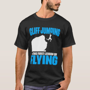 Camiseta Cliff Jumping Cliff Merging Extreme Jumping Cliff