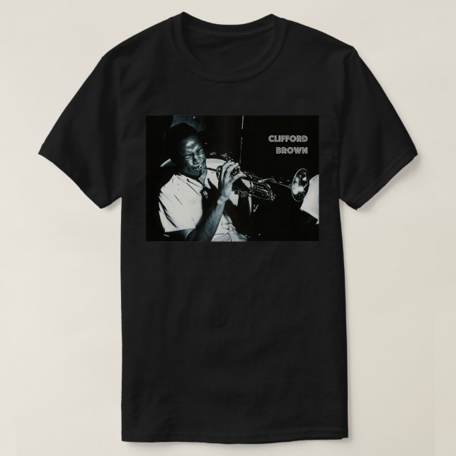 Camiseta Clifford Brown (Frente do Design)