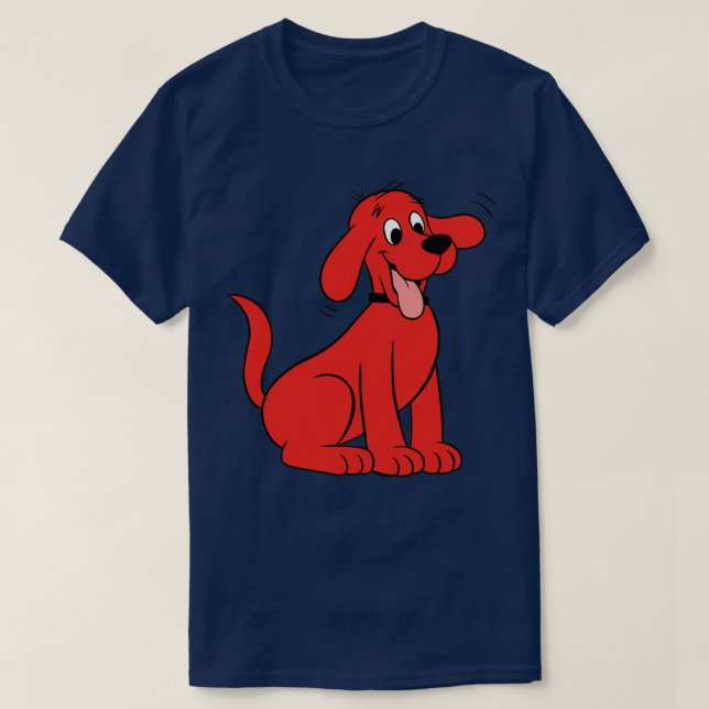 Camiseta Clifford, o grande cachorro vermelhoTShirt  (Frente do Design)