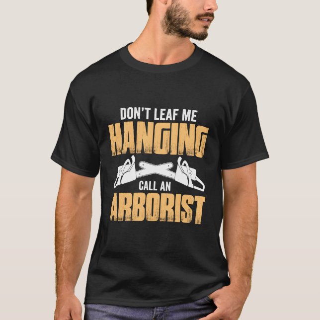 Camiseta Clim de Corte de Árvore Lumberjack Trabalhando em  (Frente)