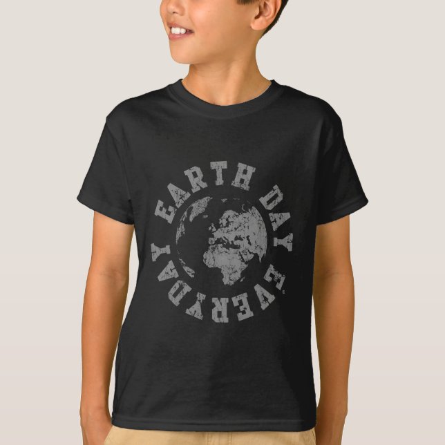 Camiseta Clima Ambiental Cotidiano do Dia da Terra (Frente)