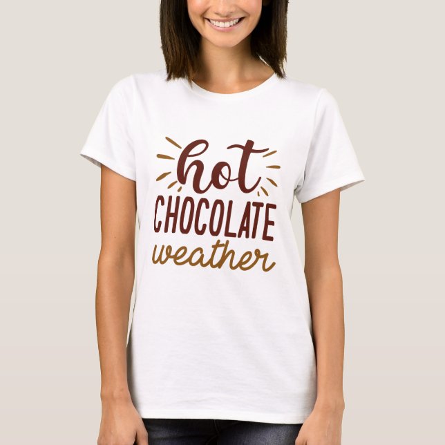 Camiseta Clima de Chocolate Quente (Frente)