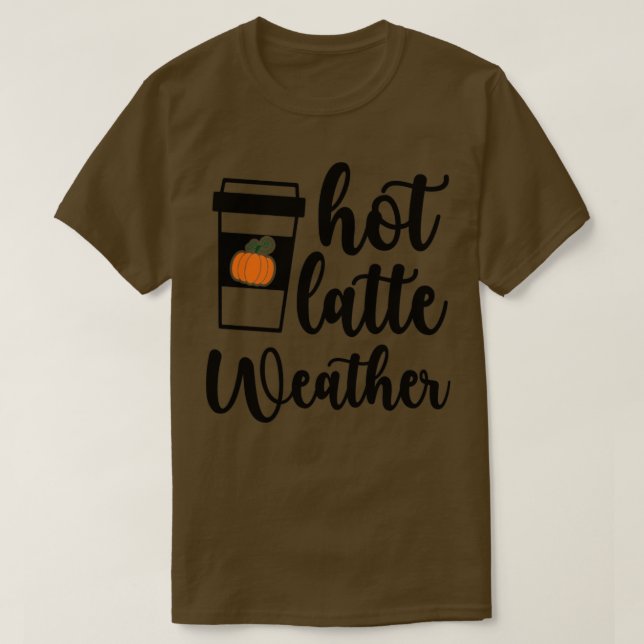 Camiseta Clima de latão quente (Frente do Design)