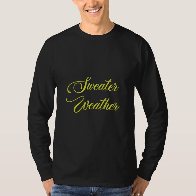 Camiseta Clima de Sweater (Frente)