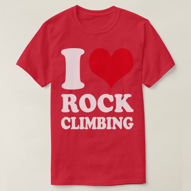 Camiseta Clima Eu Adoro Pedra Escalada (Frente do Design)
