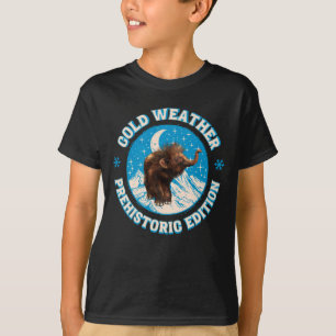 Camiseta Clima Frio, Edição Pré-Histórica Mamute Lanoso