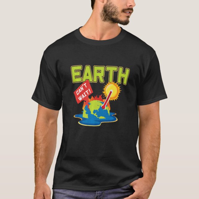 Camiseta Clima Global Natureza Terra Mudança Climática (Frente)