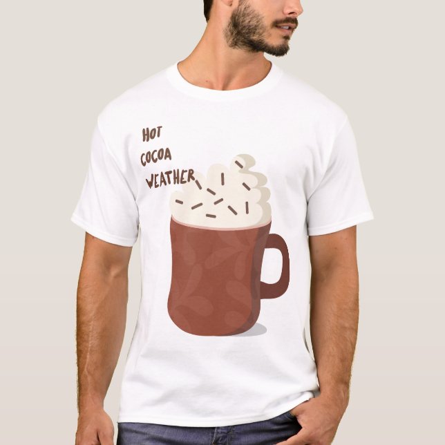 Camiseta Clima quente com cacau (Frente)