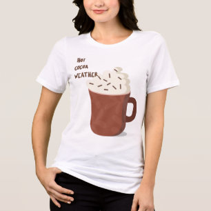 Camiseta Clima quente com cacau