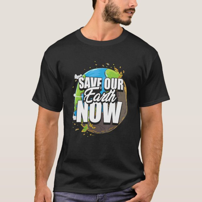Camiseta Climate Change Environmentalist Global Warming Mot (Frente)