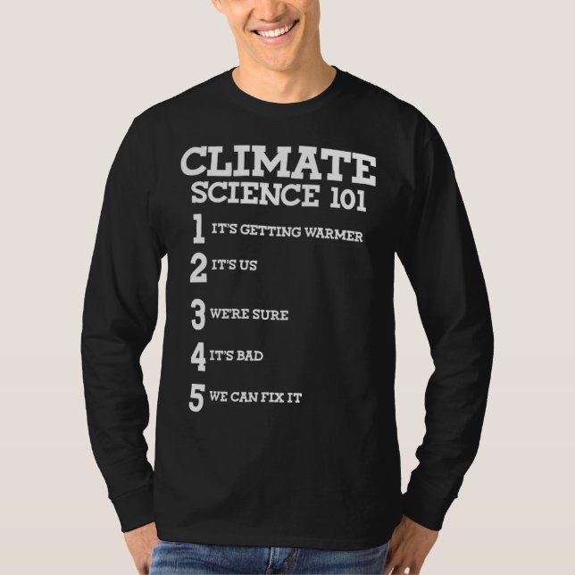Camiseta Climate Science March Scientists TS Earth Day (Frente)