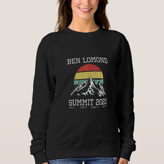 Camiseta Climbed Ben Lomond Summit 2023 Hike Scotland UK Su (Frente)