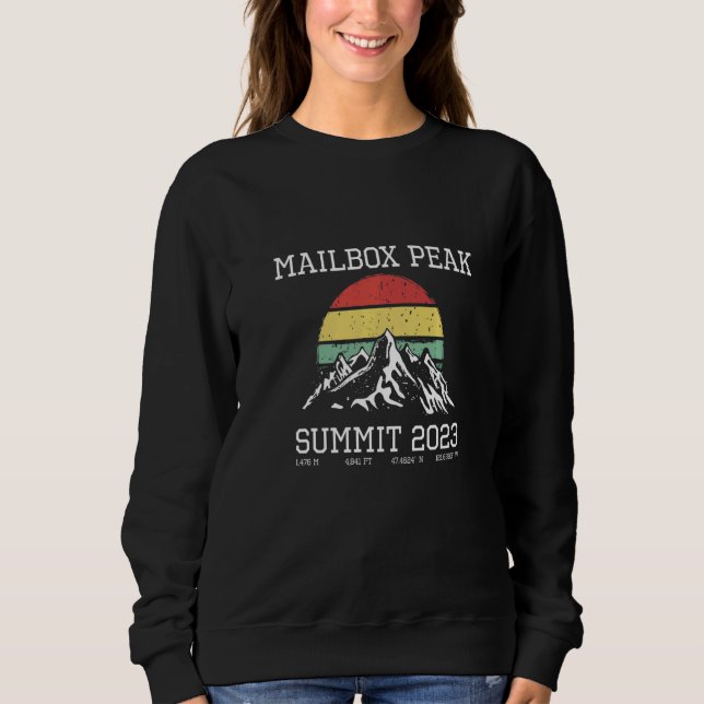 Camiseta Climbed Mailbox Peak Summit 2023 Hike Washington S (Frente)