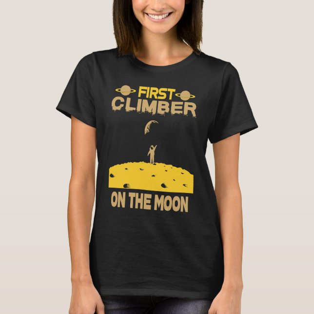 Camiseta Climber On The Moon (Frente)