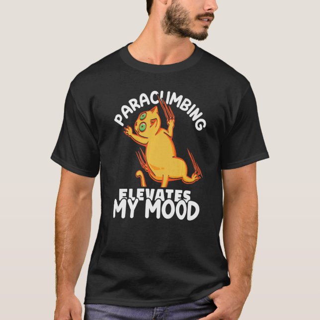 Camiseta Climber Rock Paraclimbing elevates my Mood Boulder (Frente)