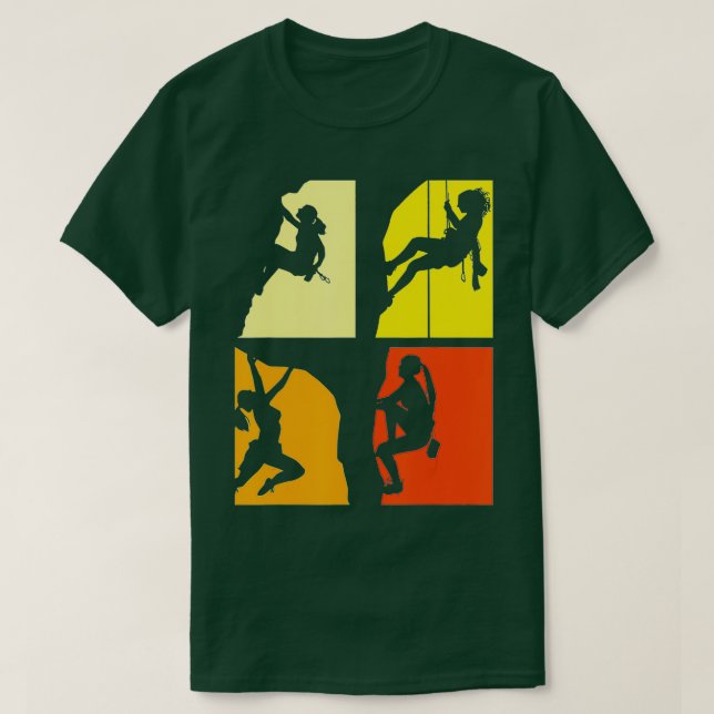 Camiseta Climber Women Girls Kids Rock Climbing  (Frente do Design)