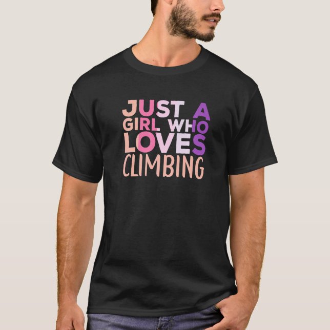 Camiseta Climbing Apparel Rock Climber Bouldering for Women (Frente)