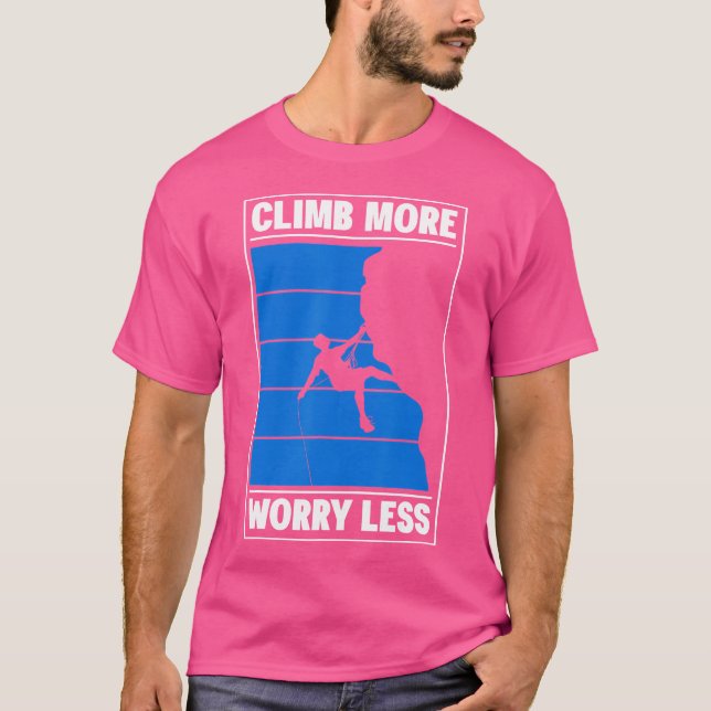 Camiseta Climbing Bouldering Climber Mountain Climber Rock  (Frente)