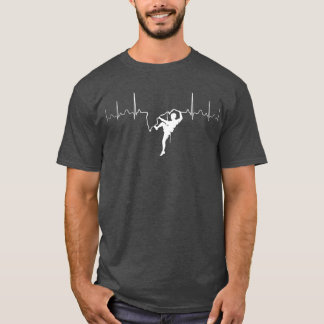 Camiseta Climbing Heartbeat Rock Mountain Bouldering Gift