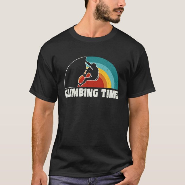Camiseta Climbing Time Climber Sport Climbing Bouldering  1 (Frente)