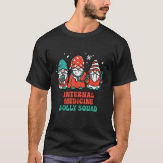 Camiseta Clínica Médica Equipe Alegre Gnomos Enfermeira Nat
