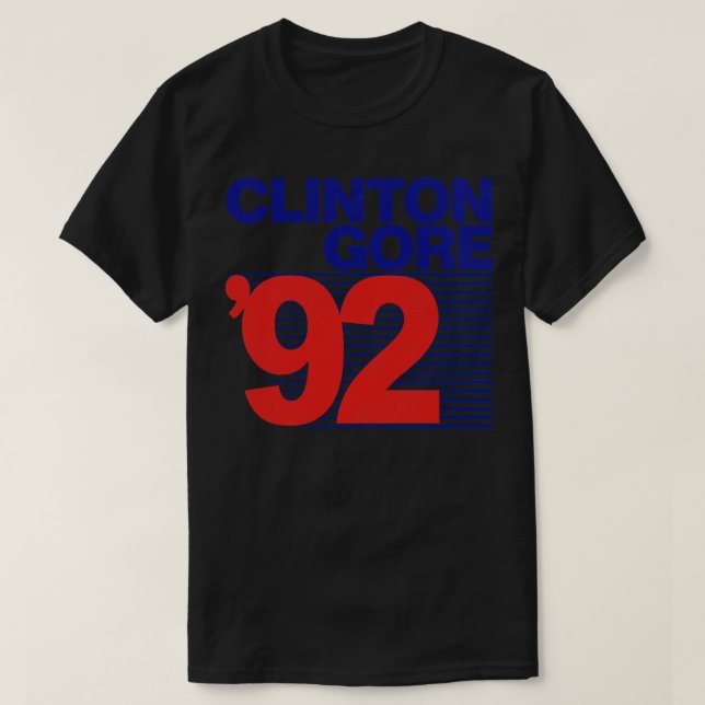 CAMISETA CLINTON GORE (Frente do Design)