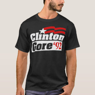 Camiseta Clinton Gore Shirt Vintage Bill Clinton 92 E
