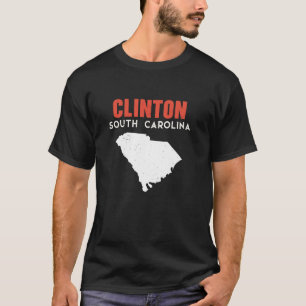 Camiseta Clinton South Carolina EUA Estado América Viagem