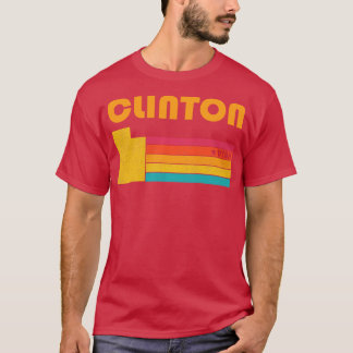 Camiseta Clinton Utah Vintage angustiou Souvenir