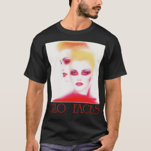 Camiseta Clio Faces Italo Disco Classic Tribute Design