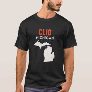Camiseta Clio Michigan State America Viagem Michiganian