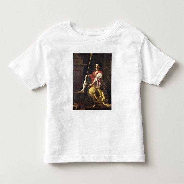 Camiseta Clio, musa da história, 1624 (Frente)