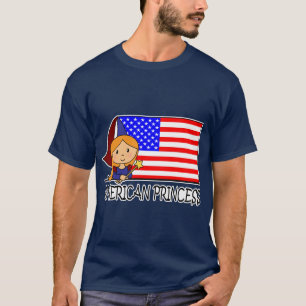 Camiseta Clip Art de Desenho Animado Princesa Americana Fof