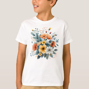 Camiseta Clipart de Flores Boho do Dia das Mães-619830