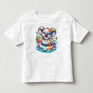Camiseta Clipart de Sublimação de Coala de Verão