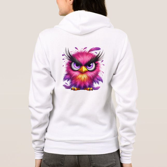 Camiseta Clipart sublimação de Pássaro Engraçado (Verso)