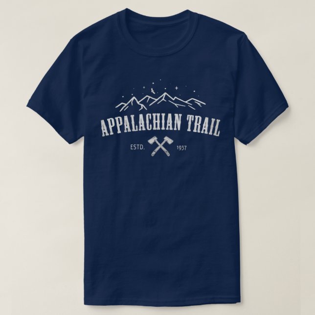 Camiseta Clipe de Mochila APT da Appalachian, EUA (Frente do Design)
