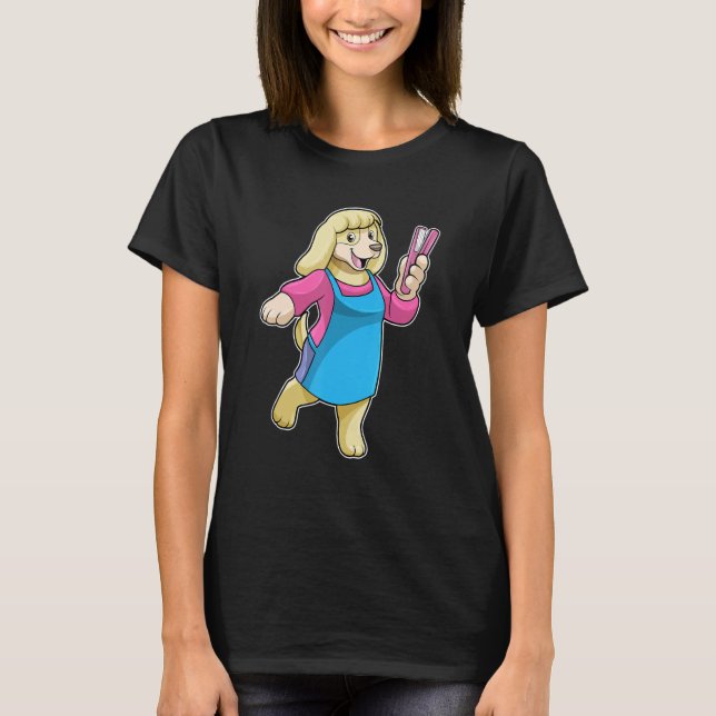 Camiseta Clipe do cabelo do cabeleireiro (Frente)