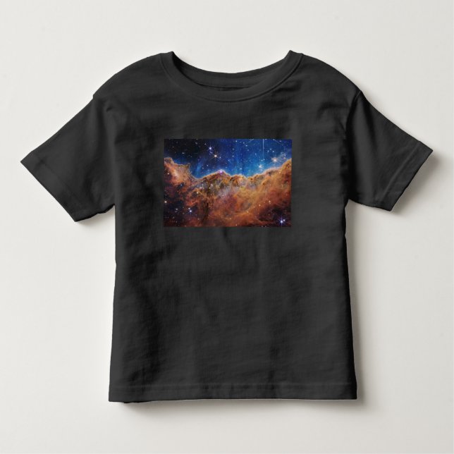Camiseta Clipes Cósmicos Carina Nebula Space Telescope (Frente)