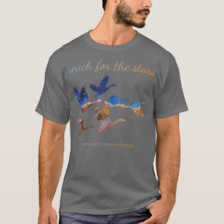 Camiseta Clipes cósmicos em Aves da Carina Atingem Estrelas