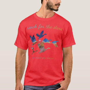 Camiseta Clipes cósmicos em Aves da Carina Atingem Estrelas