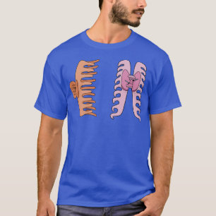 Camiseta Clipes de cabelo com grampos