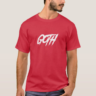 Camiseta Clique de garoto gótico amigo gótico